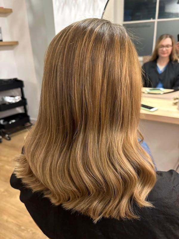 beautiful hair cut and colour in chester