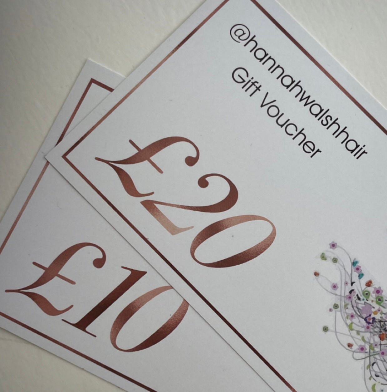 Gift Vouchers - @hannahwalshhair